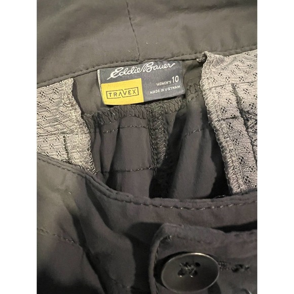 Eddie Bauer Womens Olive Green Cargo Pockets Pants Hiking Size 10 - Picture 5 of 5